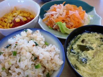 朝食できあがり写真