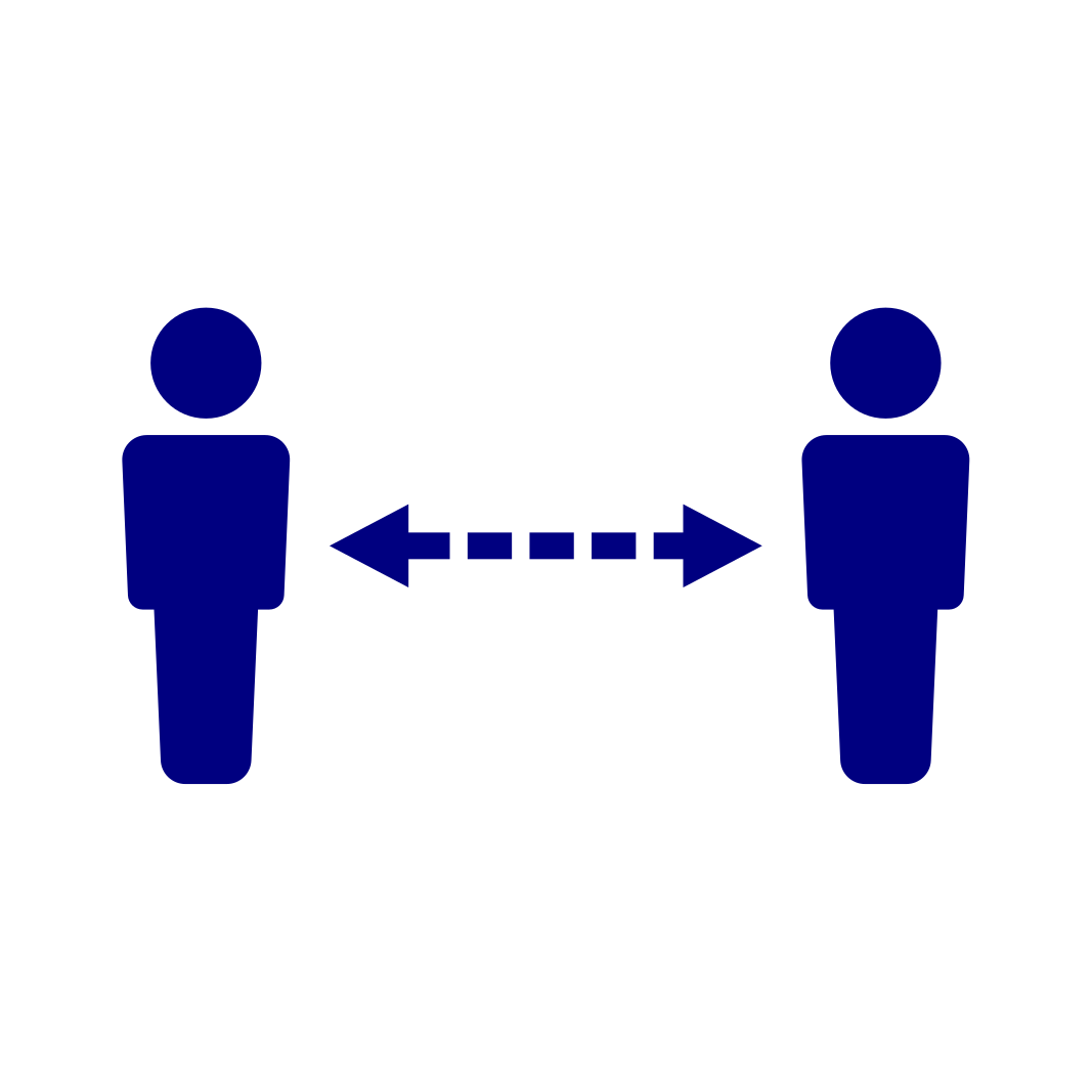 人との距離