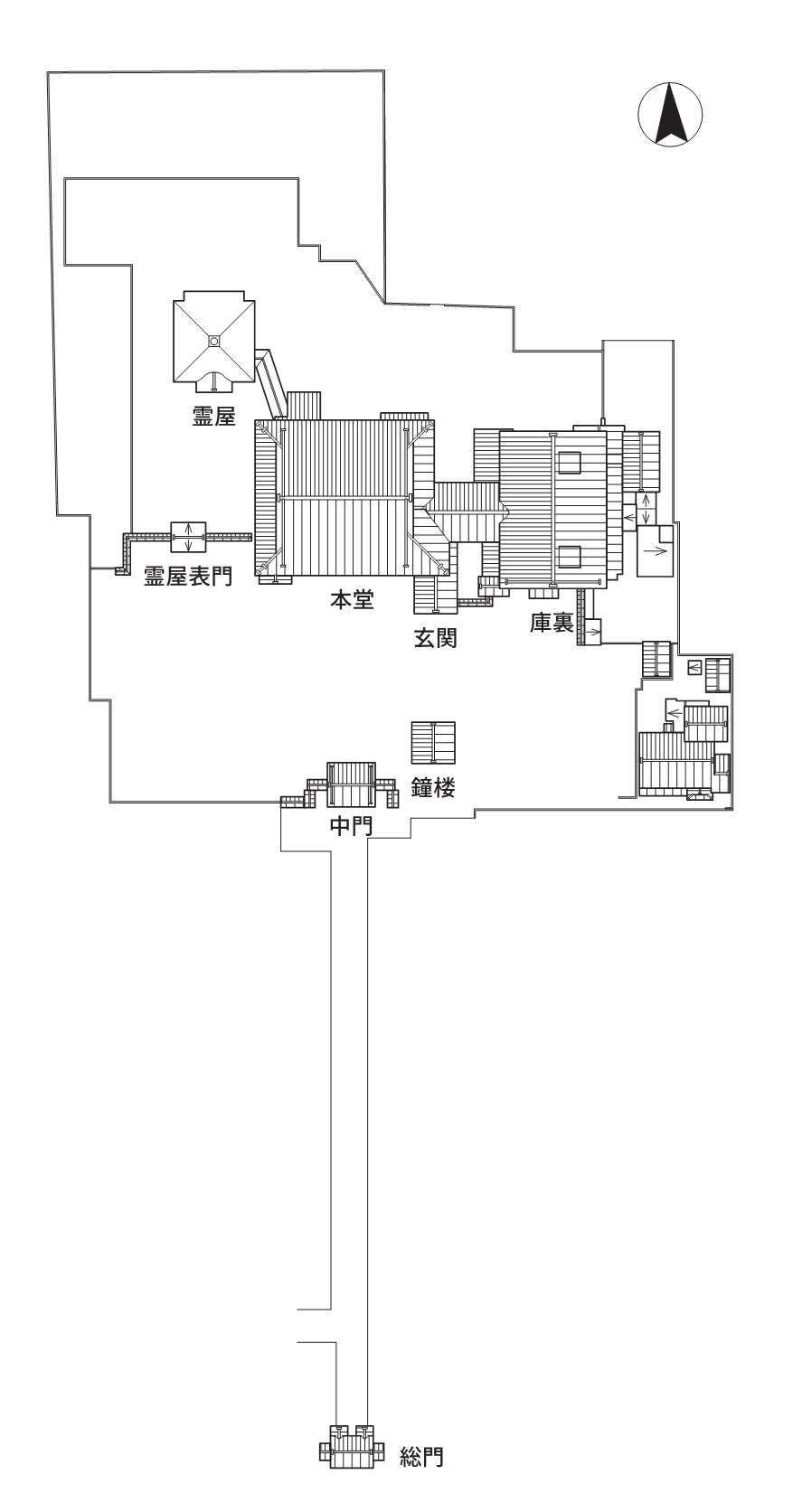 本源寺平面図