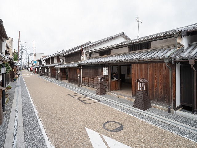 城東地区　西新町の町並み