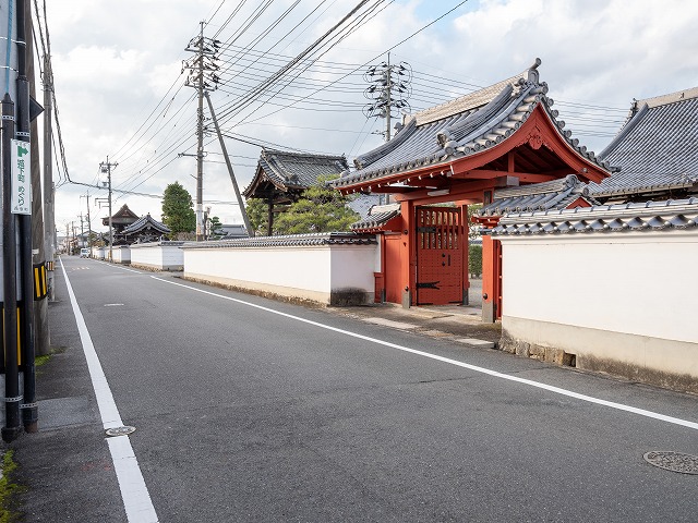 城西地区　西寺町の町並み