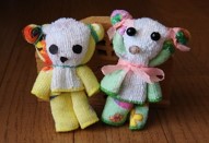 ミニタオルで作るクマ