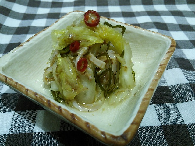白菜のうま味三種漬け
