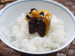 生姜と干し肉の即席佃煮